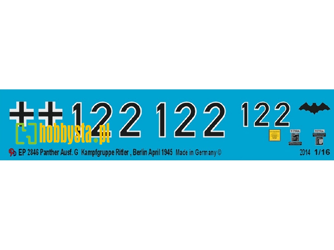 Panther Late G Version, Battle Group Ritter, Berlin April 1945 - zdjęcie 1