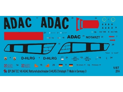 Adac Rescue Helicopter D-hlrg - zdjęcie 1