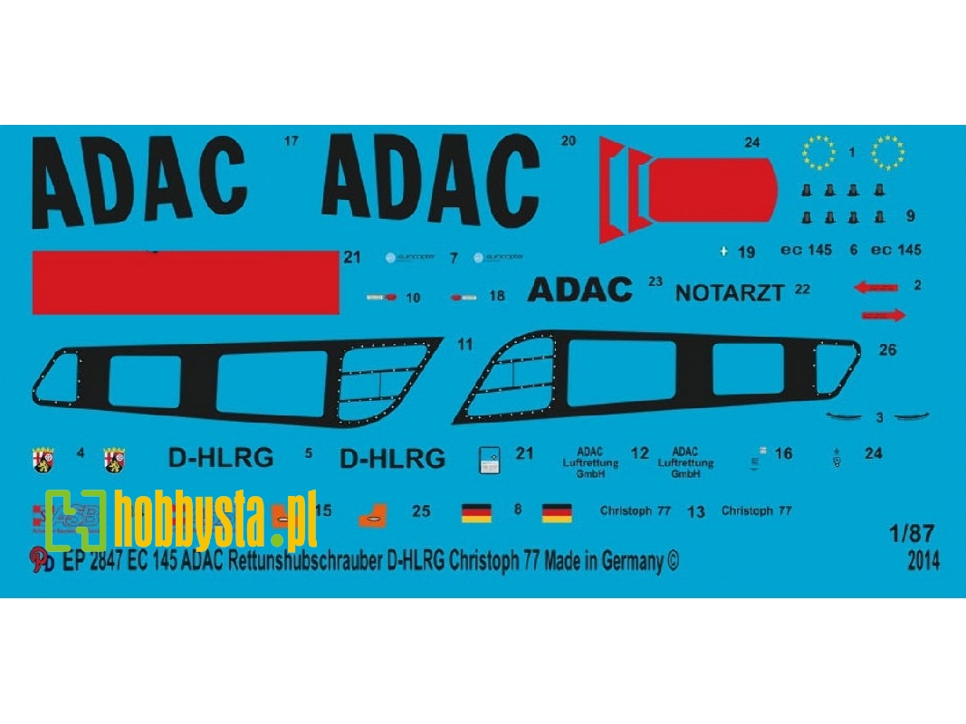 Adac Rescue Helicopter D-hlrg - zdjęcie 1