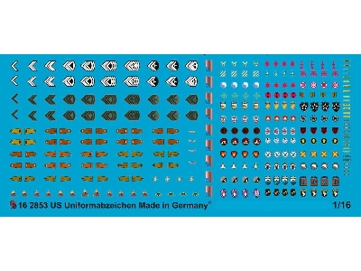 Uniform Insignia Of The Us Army Ii World War - zdjęcie 1