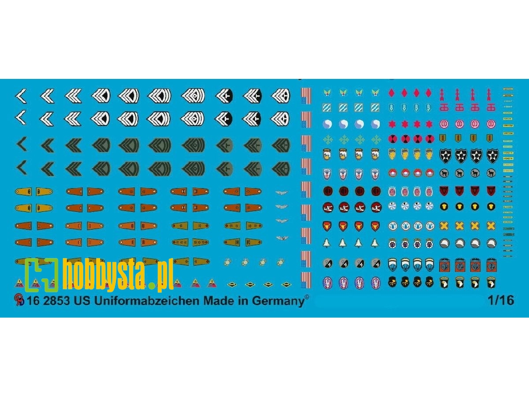 Uniform Insignia Of The Us Army Ii World War - zdjęcie 1