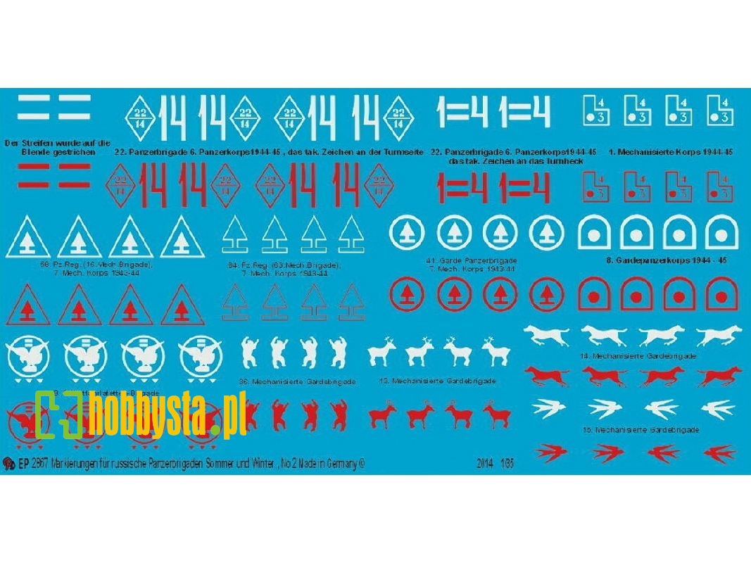 Markings For Russian Tank Brigades No. 2 - zdjęcie 1