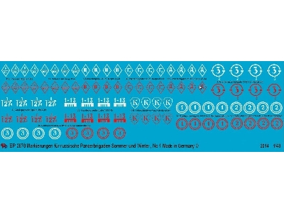 Markings For Russian Tank Brigades No. 1 - zdjęcie 1