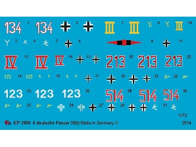 German Tank Markings For 38 (T) - zdjęcie 1
