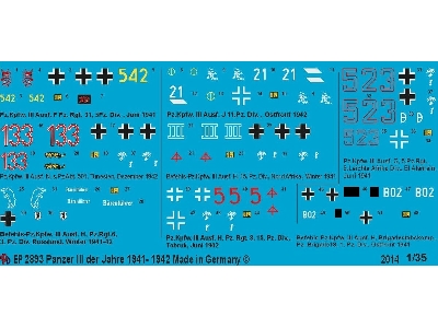 Markings For German Panzer Iii Tanks 1941-1942 - zdjęcie 1