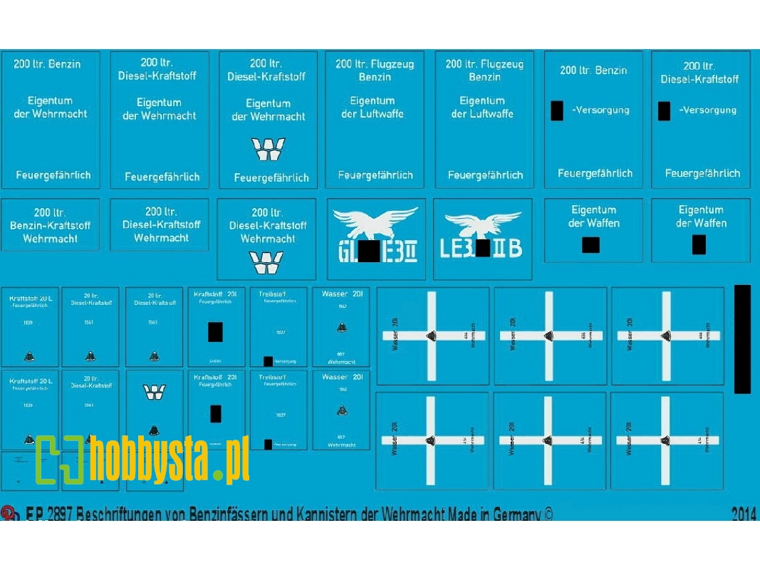 Markings For German Jerry Cans And Petrol Drums - zdjęcie 1