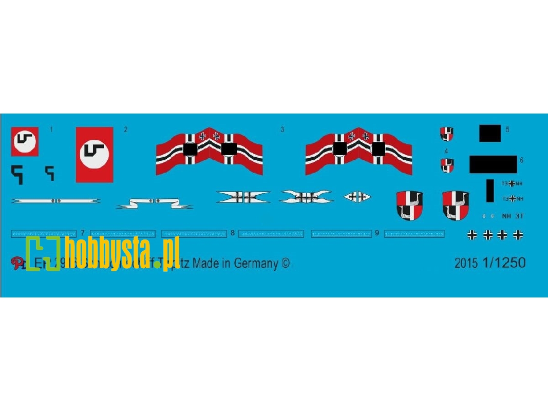 Markings For The Battleship Tirpitz - zdjęcie 1