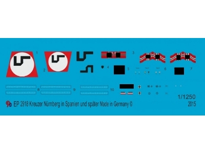 Markings For The Cruiser Nürnberg - zdjęcie 1