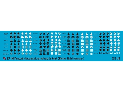 Markings For German Units During The Offensive At Kursk - zdjęcie 1