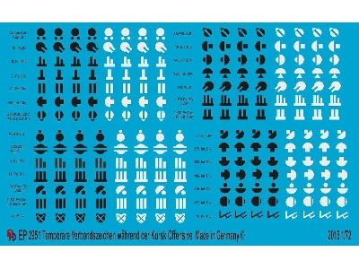 Markings For German Units During The Offensive At Kursk - zdjęcie 1