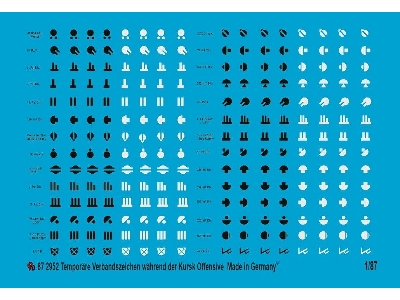 Markings For German Units During The Offensive At Kursk - zdjęcie 1