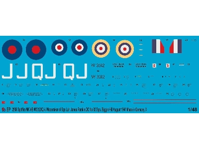 Spitfire Mk Vb W 3312/Qj-j Moonraker Of Sqn Ldr. James Rankin, Oc No. 92 Sqn - zdjęcie 1
