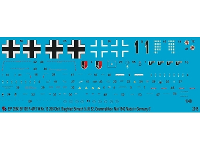 Bf 109 F-4/R1 Oblt. Siegfried Simsch, 5. Jg 52, Grammatikov, May 1942 - zdjęcie 1