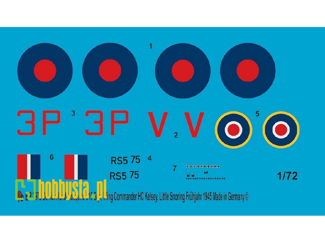 De Havilland Mosquito 515 Sqn, Wing Commander Hc Kelsey, Little Snoring Early 1945 - zdjęcie 1