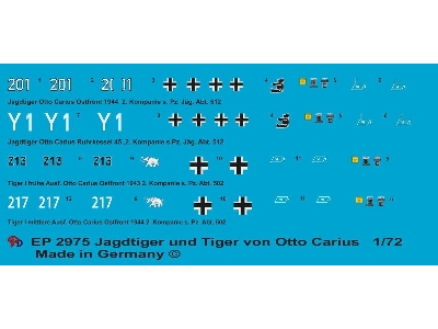 Jagdtiger And Tiger I Of Otto Carius - zdjęcie 1