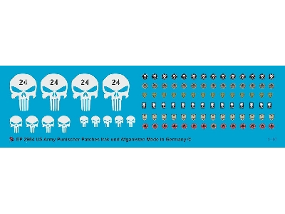 Punisher Patches Us Army Iraq - Afghanistan - zdjęcie 1