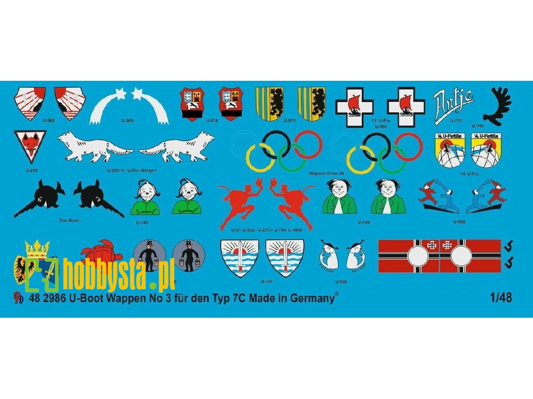 Mailings For German Type 7 C Submarines - zdjęcie 1