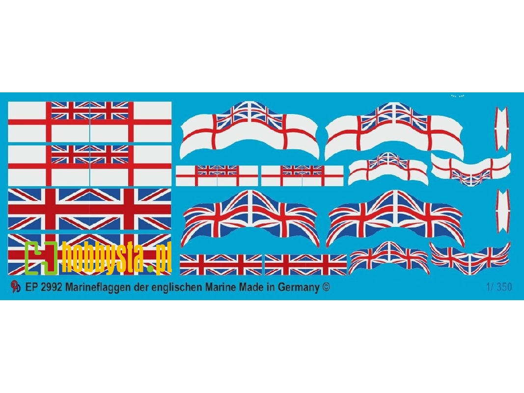 Navy Ensigns Of The English Navy, Ii World War - zdjęcie 1