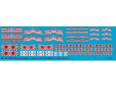 Ensigns Of The Us Navy And Japanese Imperial Navy - zdjęcie 1