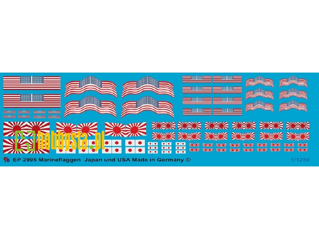 Ensigns Of The Us Navy And Japanese Imperial Navy - zdjęcie 1