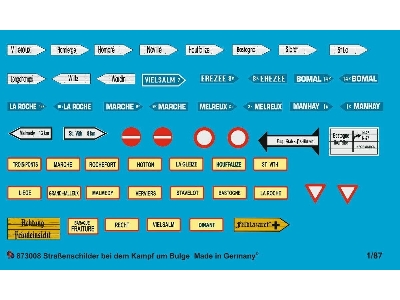 Roadsigns "battle Of The Bulge" - zdjęcie 1