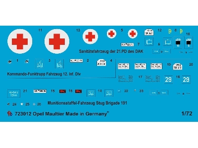 Opel Blitz Maultier - Half-track Markings - zdjęcie 1