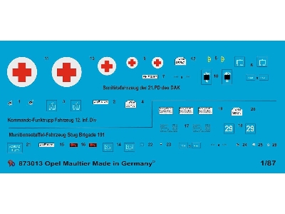 Opel Blitz Maultier - Half-track Markings - zdjęcie 1