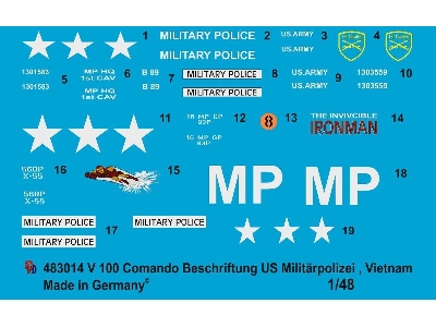 V 100 Command Car Us Military Police, Vietnam Suitable For Verlinden 2241 - zdjęcie 1