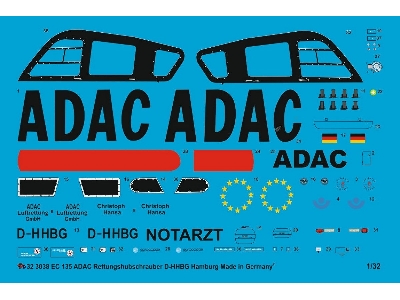 Rescue Helicopter Ec 135 Adac Hamburg - zdjęcie 1