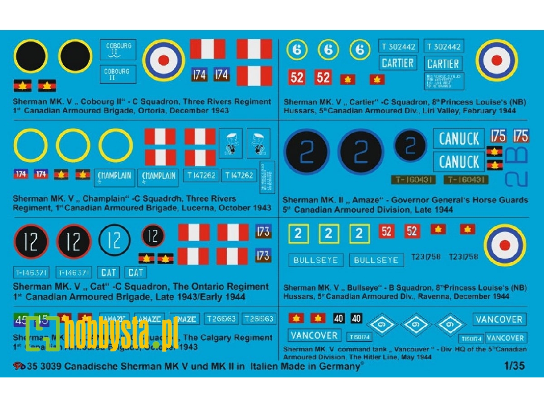 Canadian Sherman Tanks In Italy, Ii World War - zdjęcie 1