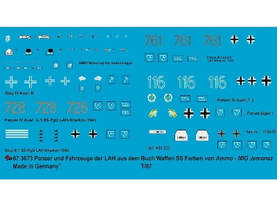 Tanks And Vehicles Out Of The Book Waffen Ss Colours From Ammo-mig - zdjęcie 1