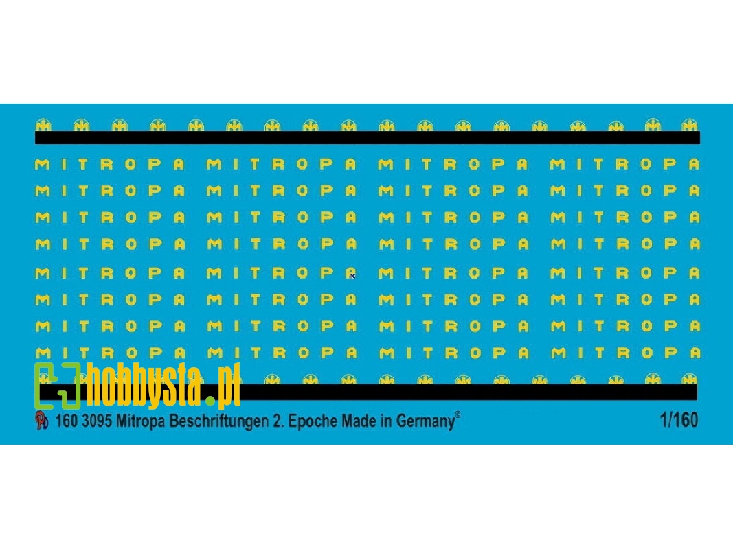 Mitropa German Reichsbahn Saloon Markings - zdjęcie 1