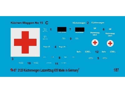 Kitchen Wagon For The German Ambulance Train 655 - zdjęcie 1