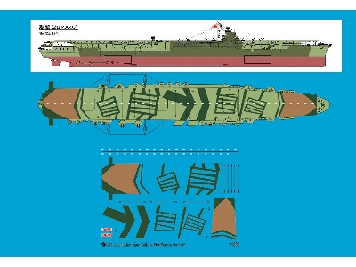 Japanese Carrier Zuikaku 1944 Deck Markings - zdjęcie 1