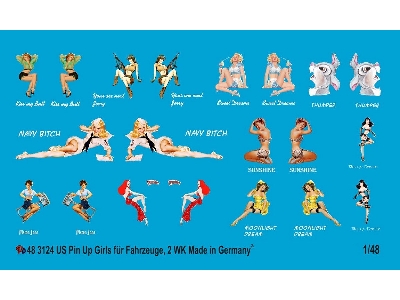 Pin Up Girls For Us Vehicles And Tanks Ii World War - zdjęcie 1