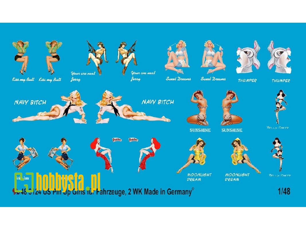 Pin Up Girls For Us Vehicles And Tanks Ii World War - zdjęcie 1