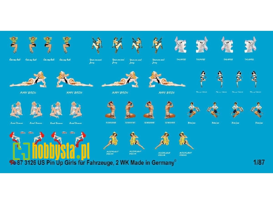 Pin Up Girls For Us Vehicles And Tanks Ii World War - zdjęcie 1