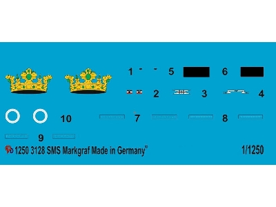 Sms Ship Of The Line Markgraf I World War - zdjęcie 1
