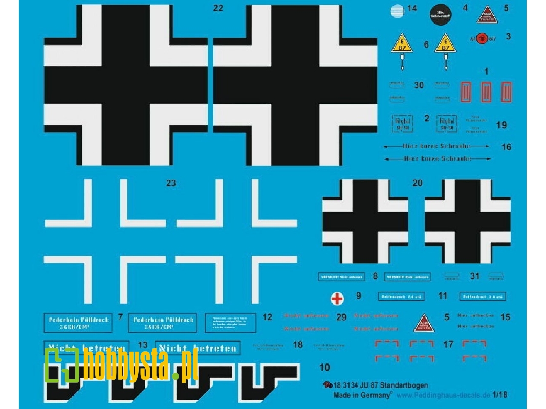 Ju 87 Standard Stencils - zdjęcie 1