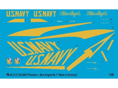 Us Navy Phantom "blue Angels" No. 1 - zdjęcie 1