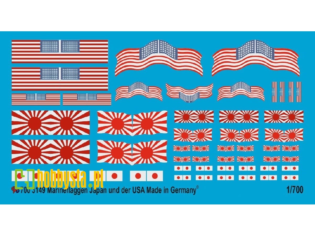 Us And Imperial Japanese Navy Flags - zdjęcie 1