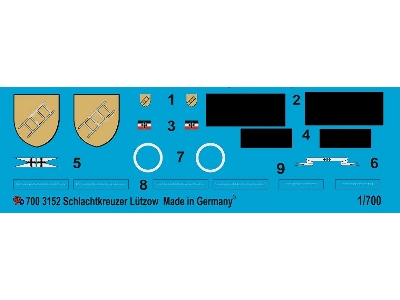 German Ship Of The Line Sms Lützow - zdjęcie 1