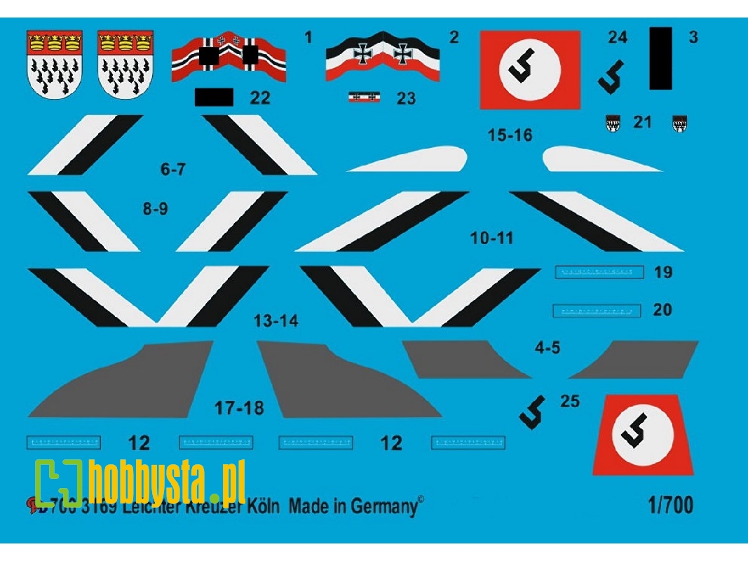 German Light Cruiser Köln Ii World War - zdjęcie 1