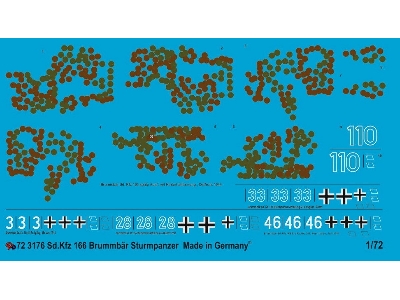 Sd. Kfz 166 Brumbär - 5 Versions - 1 With Late Camouflage - zdjęcie 1