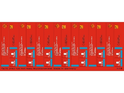 Markings For 120 Mm Nato Ammo Boxes - zdjęcie 1