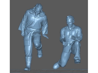 Oberst Rudel And Mechanic Leaving His Plane - zdjęcie 1