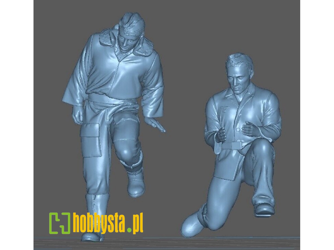 Oberst Rudel And Mechanic Leaving His Plane - zdjęcie 1