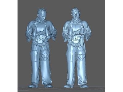 Oberst Rudel And His Gunner After His 1300 Flight - zdjęcie 1