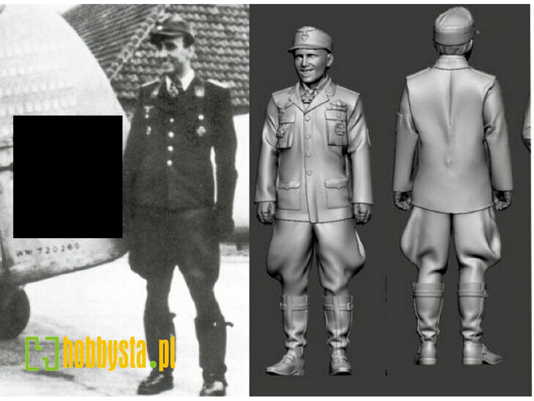 Nachtjäger Ace Schnaufer Radar Operator Wilhem Gaensler - zdjęcie 1
