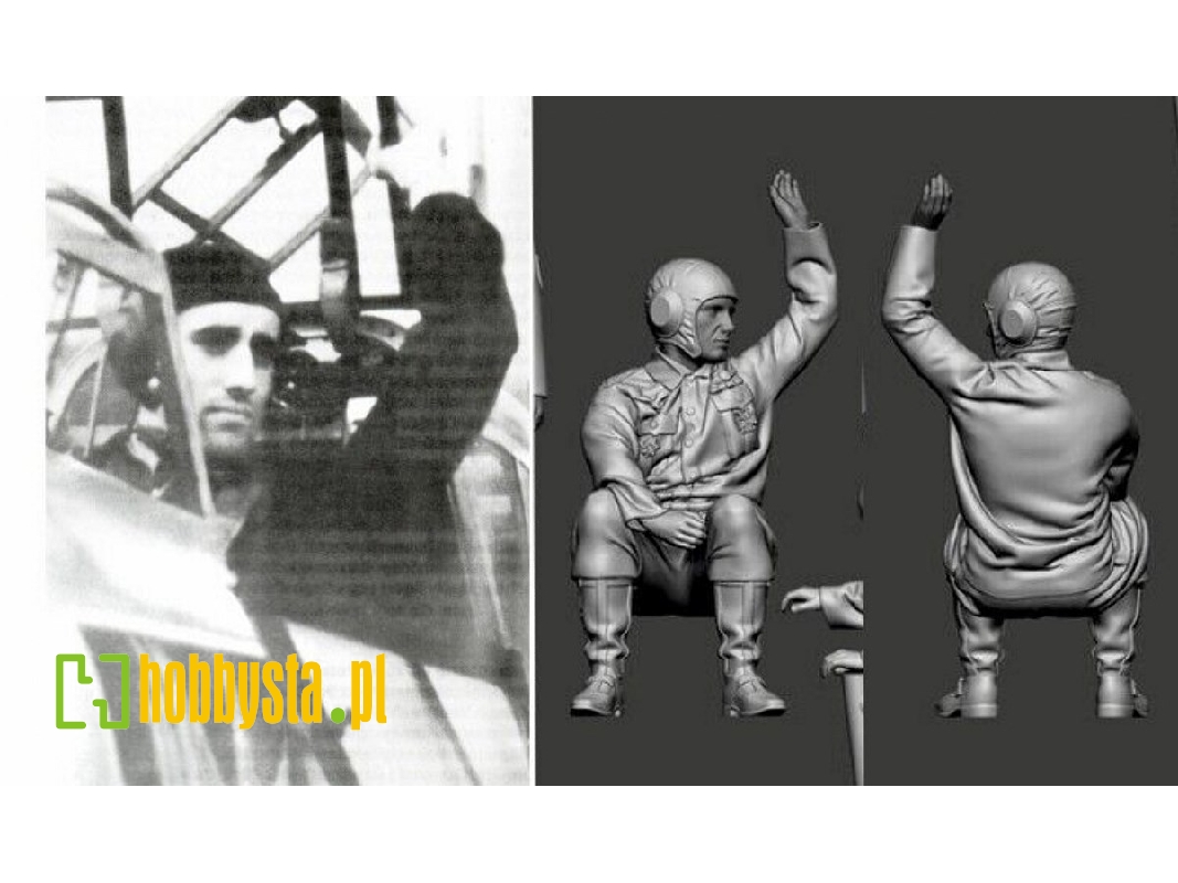 Nachtjäger Ace Hans Wolfgang Schnaufer Sitting In The Machine - zdjęcie 1